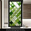 Starlit Patio Green Mosaic Window Film Glass Tile Style Static