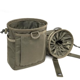 TSPRO Molle Dump Pouch with Drawstring Magazine Bag Utility Bag Garbage Bag for Magazine and Military Tactical Accessories (Green)