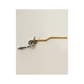 Jaclo 937-SB Toilet Tank Trip Lever for Many Front-Mount 2-Piece Toilets, Satin Brass