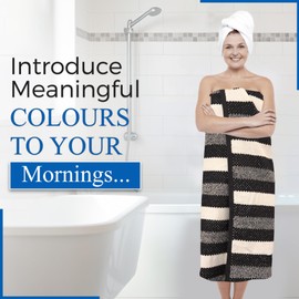 Towelogy® Patterned Extra Large Bath Sheets - 100% Cotton, Ultra Soft, Quick Dry Bath Towel Set - Premium Stripe Bath Towels for Luxurious Comfort and Style - Bath Sheets Set of 2 (Pink)