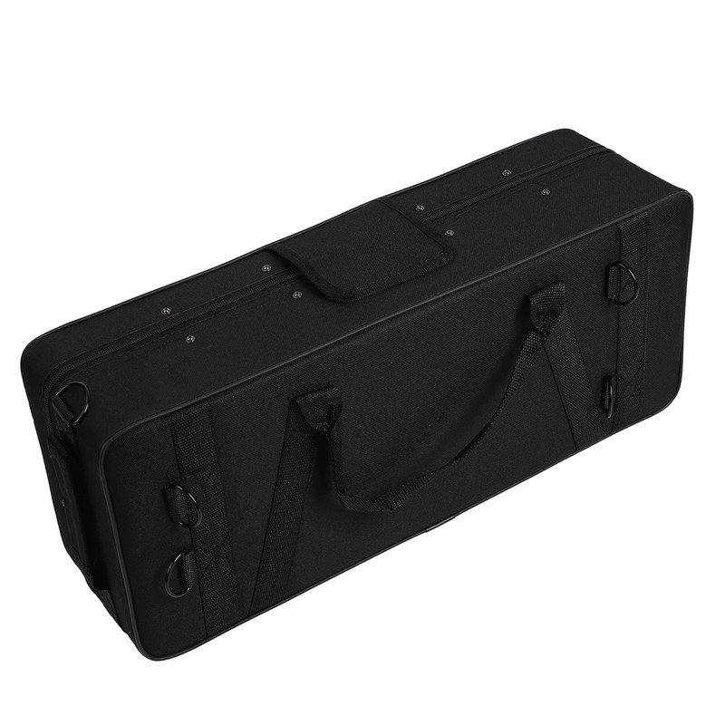 Trumpet Storage Box with Shoulder Strap Multiple Compartments Oxford Cloth