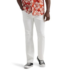 Lee Men's Extreme Motion Regular Straight Jean, White, 36W x 30L