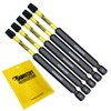 5 x SabreCut SCRSQ389_5 89mm SQ3 Square Magnetic Impact Screwdriver