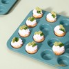 CHEFMADE Mini Muffin Pan, 20 Cups Non-Stick Tiny Cupcake Pan