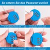 Luggage Locks, Pack of 5 Suitcase Locks, Combination Lock with