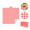 Foldable Plaid Picnic Mat (1M Width) 1.5M Yellow 3ea