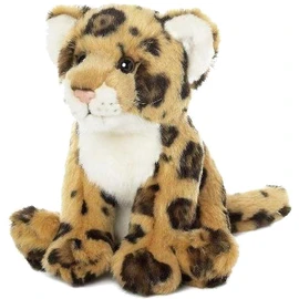 WWF 15192060 Collection World Wildlife Fund Jaguar, realistically Designed Plush Toy, Approx. 19 cm Tall and Wonderfully Soft, Multicoloured