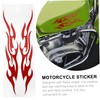 ULTECHNOVO Reflective Flame Decals for Motorbike Car Stickers for Vehicle