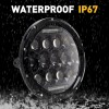 Unbranded Pair Newest 7inch Round LED Headlights Hi/Lo Beam for