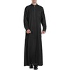 YAOHUOLE Men's Kaftan Long Sleeve Kaftan Men's Long Thobe Men's