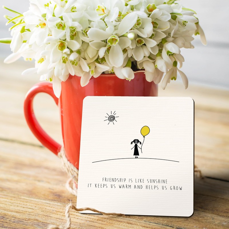 Dorothy Spring Friendship is Like Sunshine Inspirational Quote Cute Friend