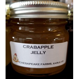 CRABAPPLE JELLY 8 OZ ORGANIC LOCAL MADE BATCHES ARTISANAL BATCHES SEASONAL FRUITS GLUTEN FREE VEGAN FRIENDLY