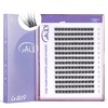 GAQQI Lash Clusters, Individual Lashes 168pcs C Curl, DIY Lash