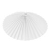 NUOBESTY Bedroom Lampshade White Table Lampshade Umbrella Shape Easy to