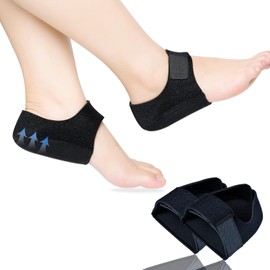 Protectores de Talón,Plantillas Talón Gel, Fascitis Plantar,Almohadillas de Talón,Aliviar el Dolor en el Talón de La Fascitis Plantar, Tendinitis de Aquiles para Hombres y Mujeres