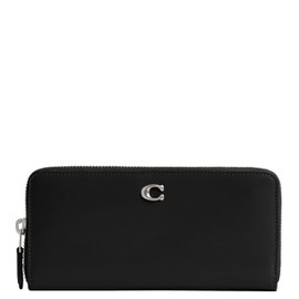 Coach Women's Slim Accordion Zip Accessory-Travel Wallet, LH/Black