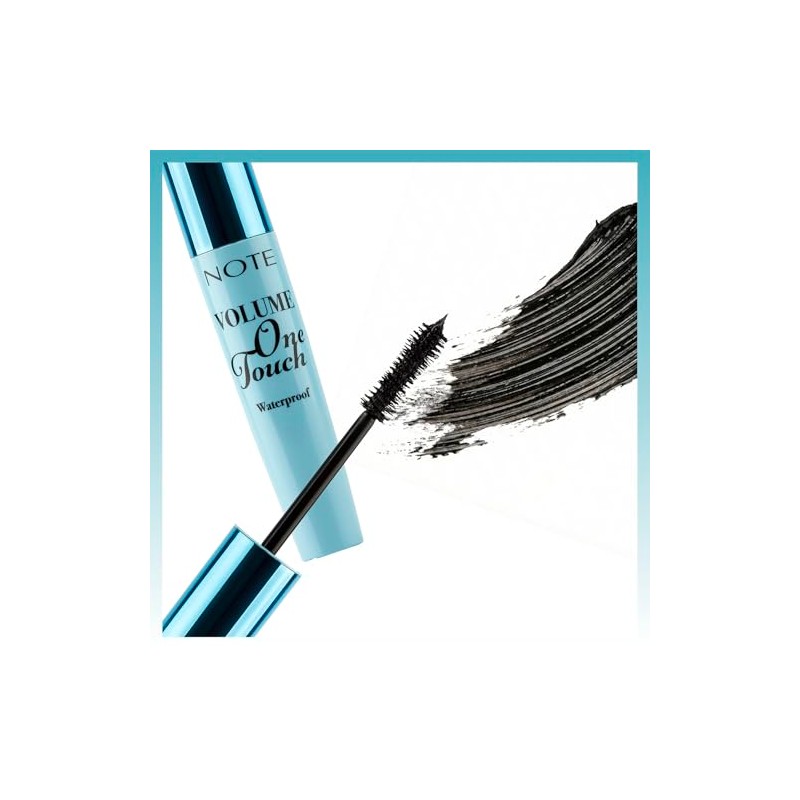 Volume One Touch Waterproof Mascara - 01 Black by Note