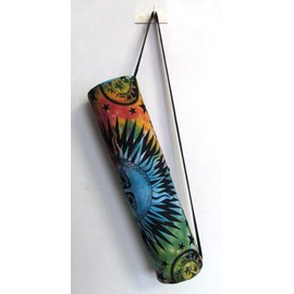 ICC Yoga Mat Bag for Women & Men,Travel Yoga Gym Bag for 1/4" 1/3" Thick Exercise Yoga Mat, Full-Zip Yoga Mat Carrier Bag for Class workout Park with Pockets and Adjustable Strap (Multi Sun)