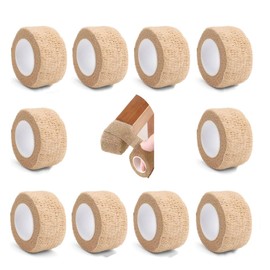 GYWHOOFT 10 Roll Felt Furniture Pads,2.5CM*4M Light Brown Furniture Feet Table Chair Protection Tape, Multi-Functional Table and Chair Protection Tape, for Protecting Floors from Scratches and Noise