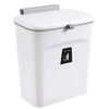Simplehuman Rectangular Stainless Steel Kitchen Trash Can - Color: White
