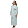 ESKYMODE Womens Soft Cotton Bathrobe, Ankle Length Long Women's Plush