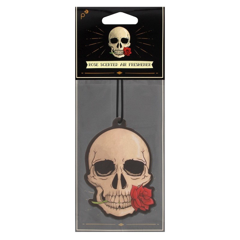 Grindstore Gothic Skull and Rose Air Freshener