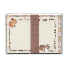 Shibuko Moriyama AHK-400 Letter Set / Flower Pattern