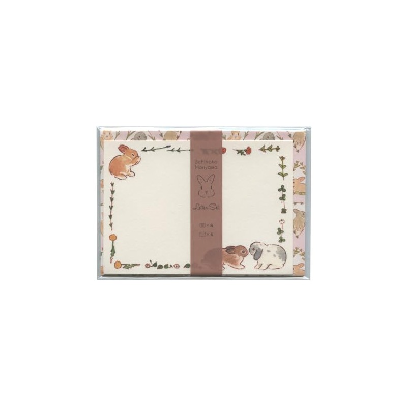 Shibuko Moriyama AHK-400 Letter Set / Flower Pattern