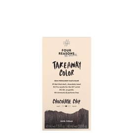 Four Reasons Original Takeaway Color - Chocolate Chip – 4.7 Dark Chocolate Brown - Demi-Permanent Hair Color - Ammonia-Free and Fragrance-Free Hair Dye - 100% Vegan & Cruelty Free