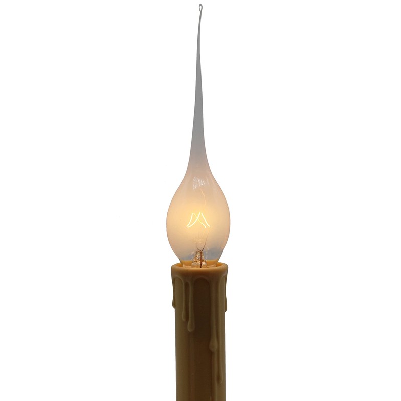 Creative Hobbies 7 Inch Electric Rustic Country Candle Lamp with