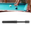 Pool Cue Extension Black 240‑340mm Aluminium Billiards Stick Extension for