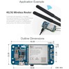 SIM7600G-H 4G HAT Module for Raspberry Pi and PC,Support LTE