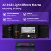 ZORNHER ZH870 Wireless Mechanical Gaming Keyboard,80% Black Custom Creamy Sound