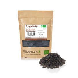 FRISAFRAN – Bio | Pu | Erh | Rottee zum Abnehmen in großen Mengen | Anti | Stress | Energizer | 100g | Roter Tee | Rote Tee | Roter Tee Zum Abnehmen | Pu Erh Tee Abnehmen | Puh Erh Tee Bio