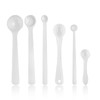 NIIIYTYB 6Pcs Milligram Measuring Spoons Set Exact MG Scoops for
