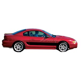 Side Racing Stripe Vinyl Graphics - 1994-1998 GT Compatible with Mustang Cobra