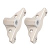 2PCS 1/2in Oarlock Socket 316 Stainless Steel Polished Finish Side