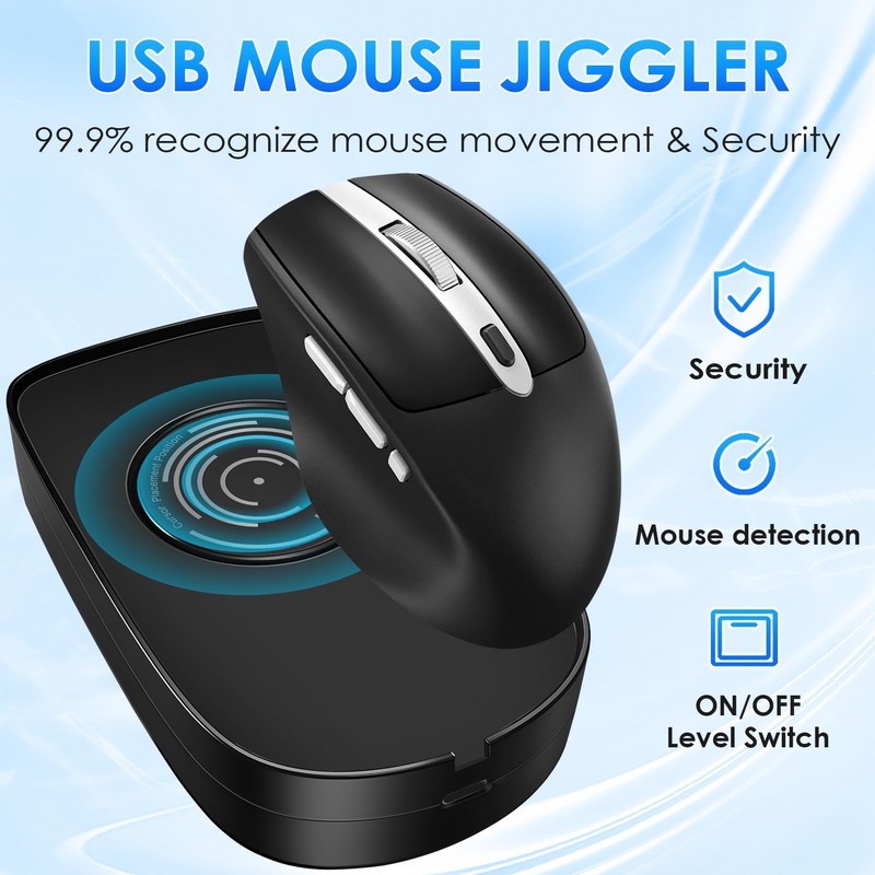 Dasing Physical Mouse Jiggler USB Mouse Mover Randomly Mouse Movement