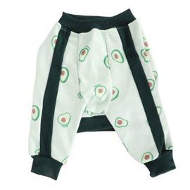 Pet Long Sleeve Pajamas Breathable Soft Elastic Cute Avocado Print Dog Elbow Pajamas for Daily 4XL