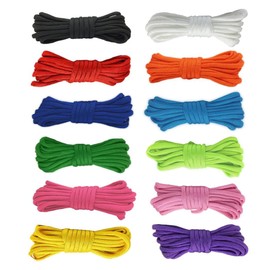 HappyHome Paracord Rope, 12 Colors Set, 0.2 inches (4 mm), Length 9.8 ft (3 m), Outdoor Use, DIY Multi-Purpose Cord Rope