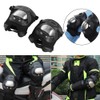 2 Pcs Stainless Steel Motorcycle Motocross ATV Adults Knee Pads