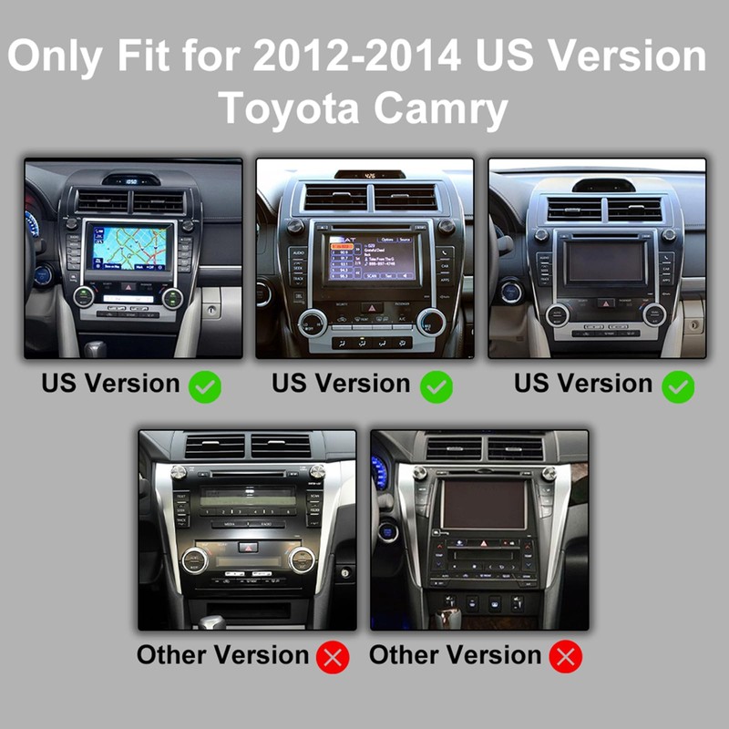 2G+64G Android 15 Car Stereo for Toyota Camry 2012 2013