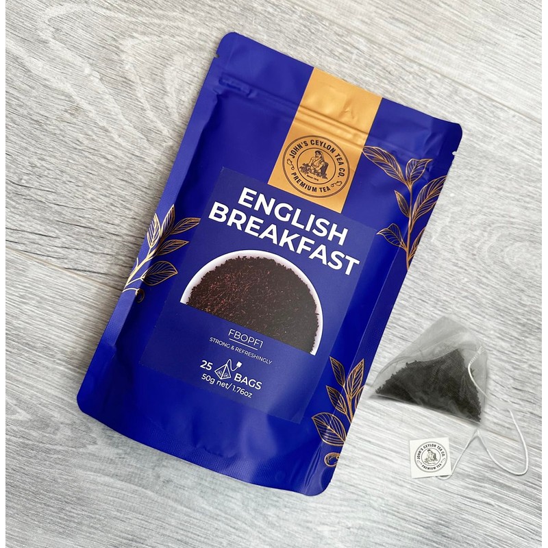 Ceylon English Breakfast Tea Bags - Classic Morning Blend FBOPF1