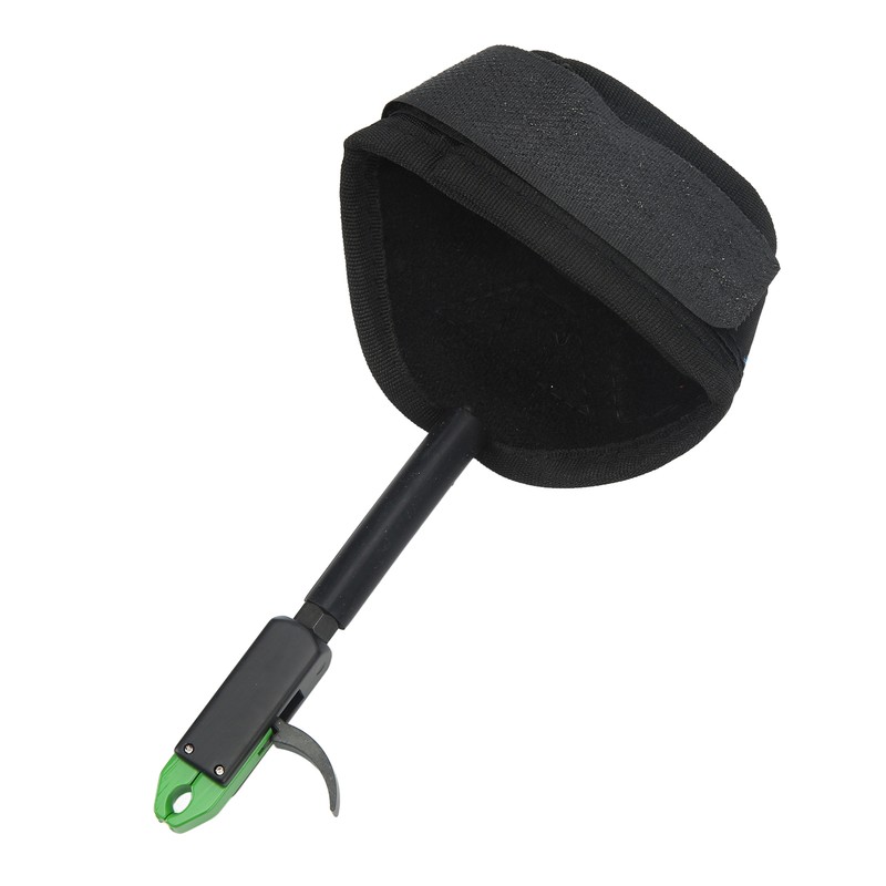 Bow Caliper Release Aid Aluminum Alloy Neoprene Wrist Strap Archery