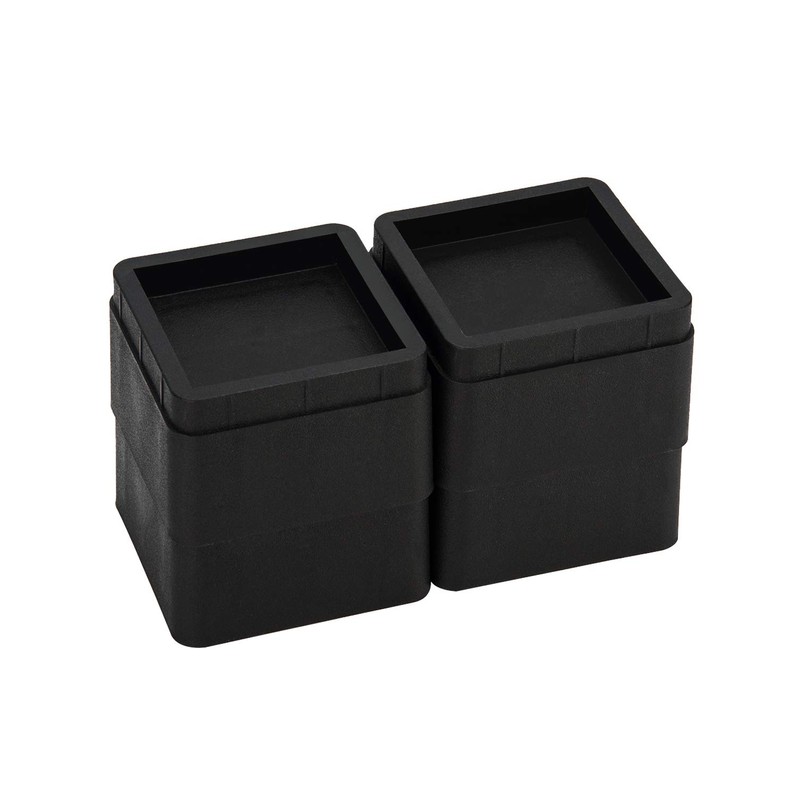 BTSD-home Bed Risers 2 or 4 Inch Heavy Duty Stackable