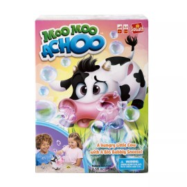 Goliath Moo Moo Sneezy Cow Tabletop Game with Bubbles for Kids Ages 4 and Up