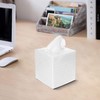 Monarch Abode Tissue Box Cover, Hand Hammered, Metal, Square Tissue