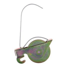 CRL KDEX20R-XCP2 1-1/4" Steel Ball Bearing Center Groove Sliding Screen Door Spring Tension Roller - pack of 2