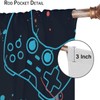 3D Game Controller Pattern Printing Curtains - Living Room, Kitchen