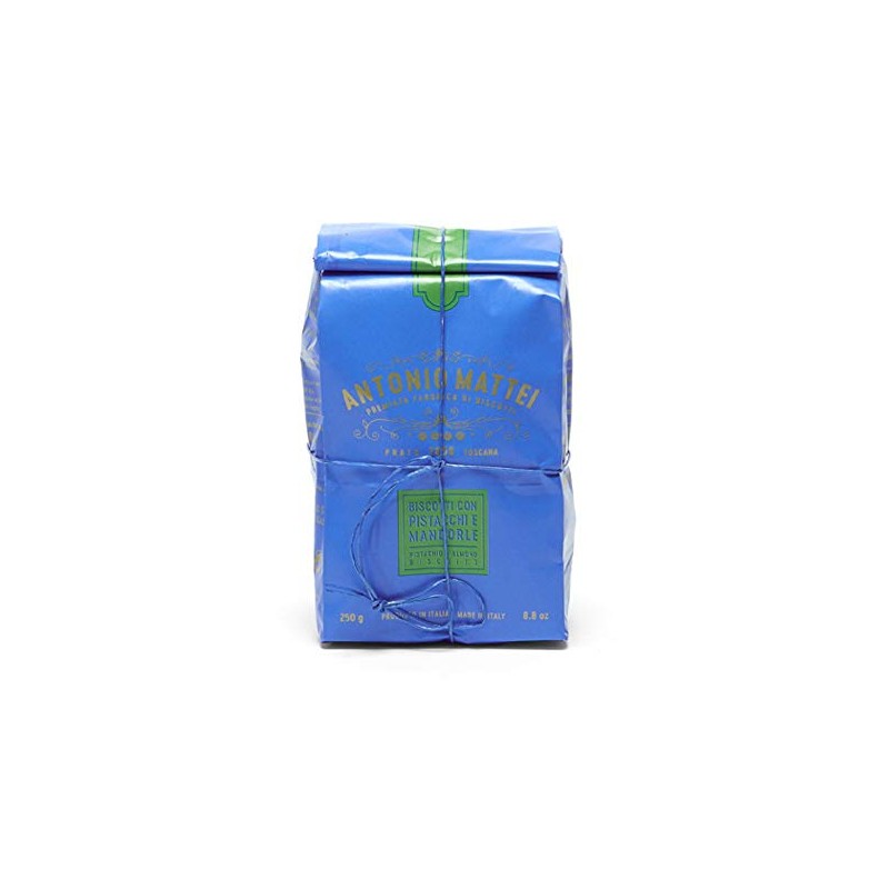 Antonio Mattei. Biscotti with Pistachio and Almond. 250g (8.8oz)